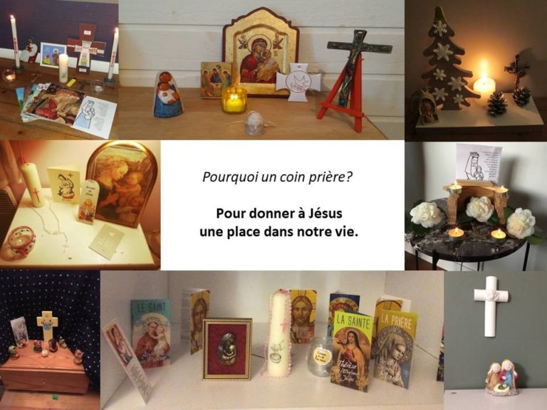 Retour sur le partage des coins prière